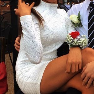 White Homecoming dress